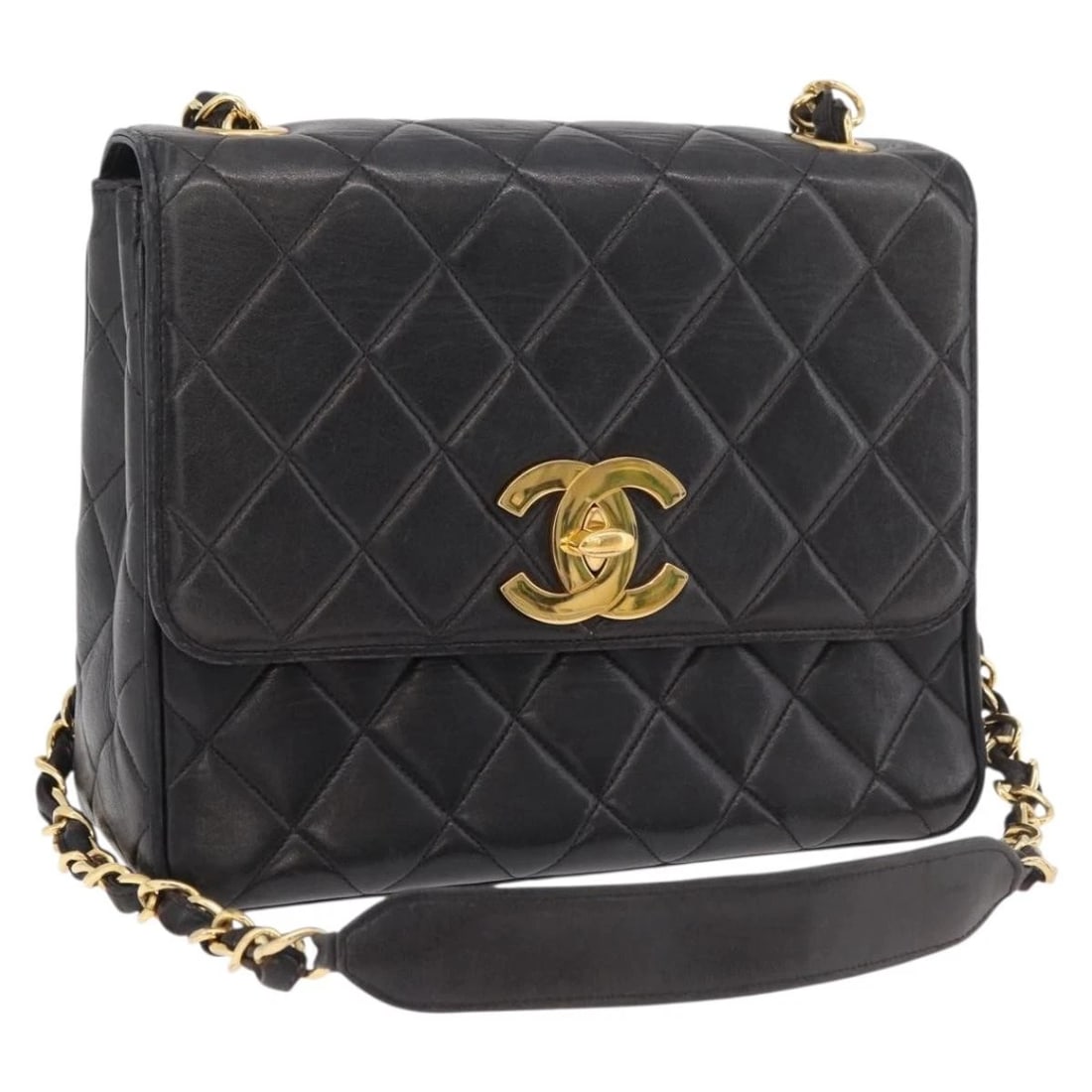 CHANEL MATELASSE CHAIN SHOULDER BAG LAMB SKIN (1 of 6)