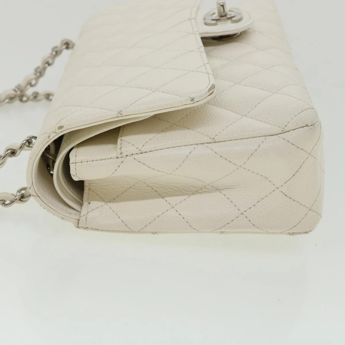 CHANEL CHAIN SHOULDER BAG GRAINED - 3