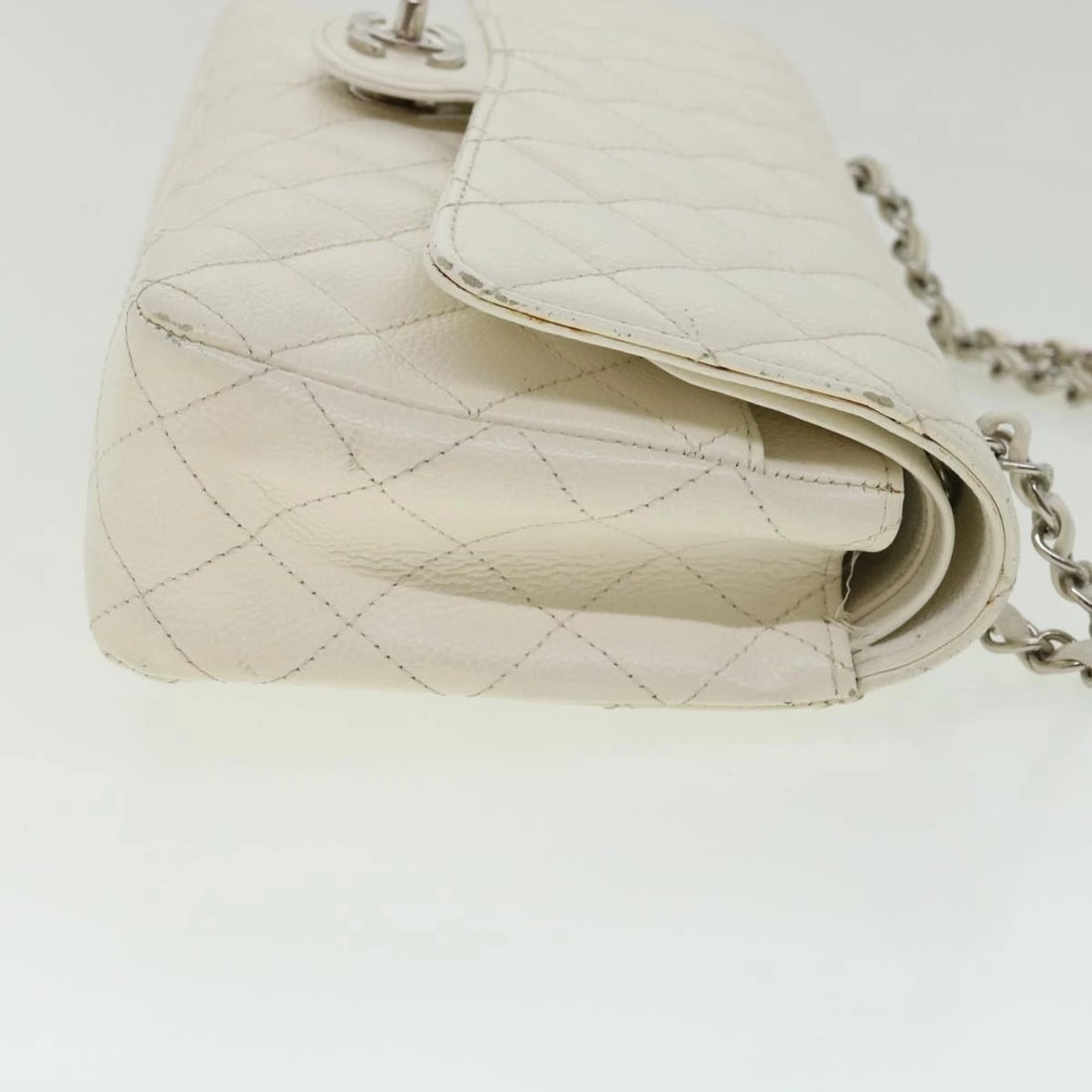 CHANEL CHAIN SHOULDER BAG GRAINED - 4