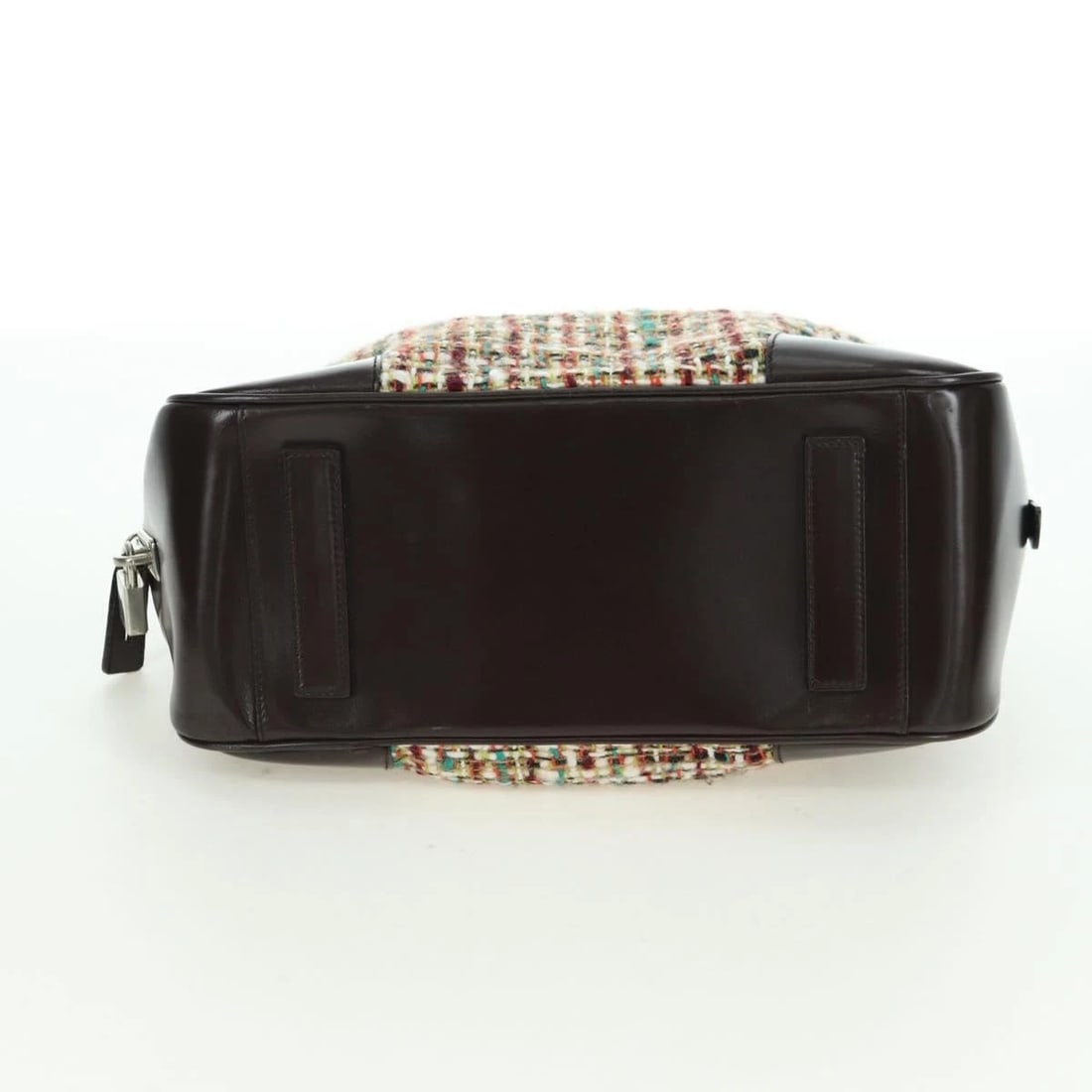 PRADA SHOULDER BAG TWEED MULTICOLOR SILVER - 5