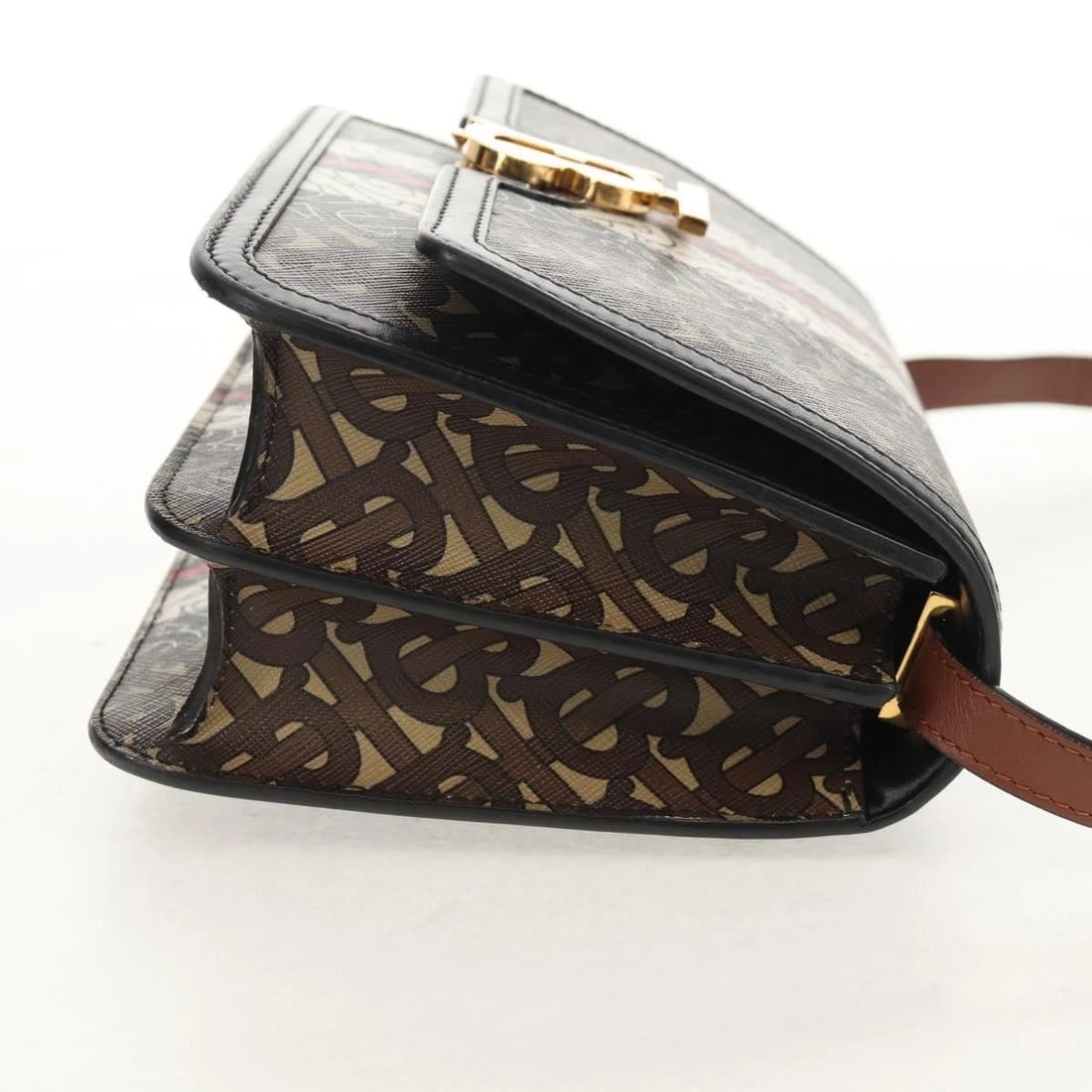 BURBERRY TB MONOGRAM SHOULDER BAG - 5