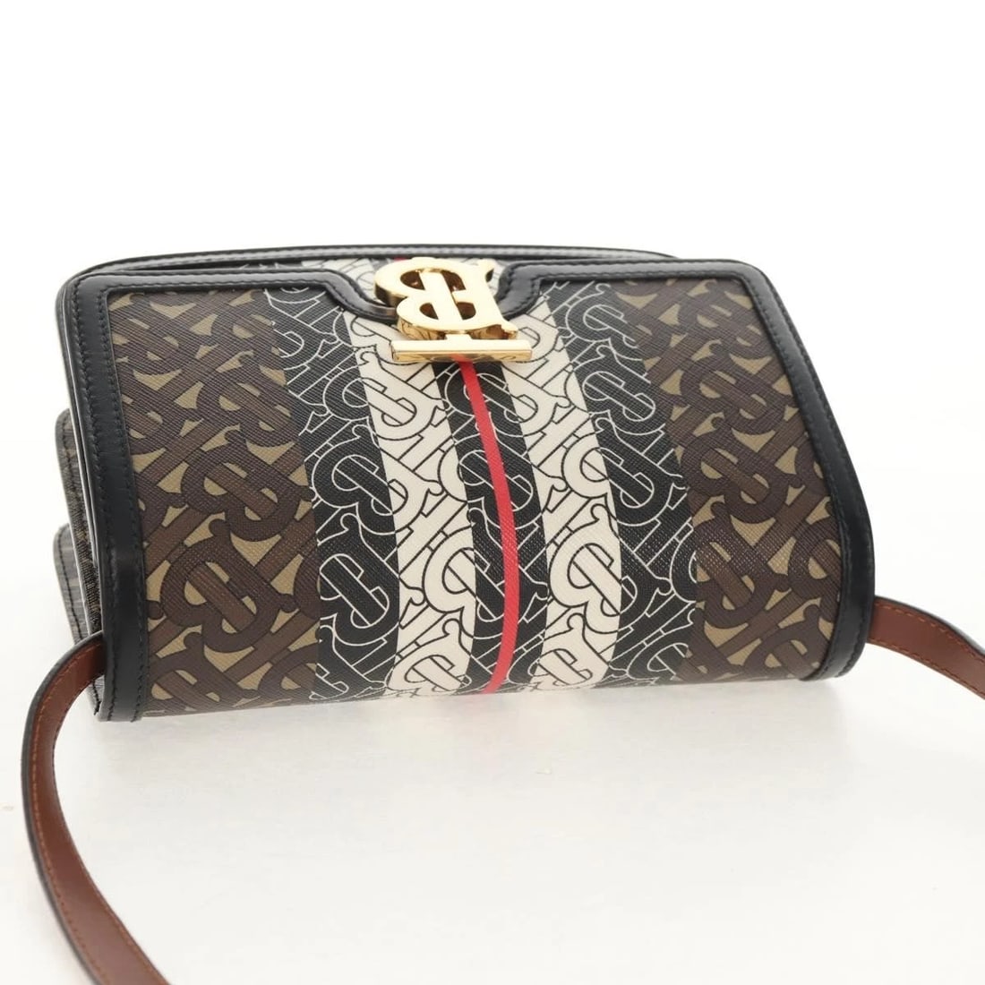 BURBERRY TB MONOGRAM SHOULDER BAG - 6