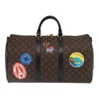 LOUIS VUITTON LV KEEPALL BANDOULIERE 50 BAG: LOUIS VUITTON LV Keepall Bandouliere 50 Bag Brand: LOUIS VUITTON Type/Style: Boston Bag Material: Monogram Canvas Color: Monogram Size: W19.7 x H9.8 x D8.7inch(Approx) Accessories: None Accessories