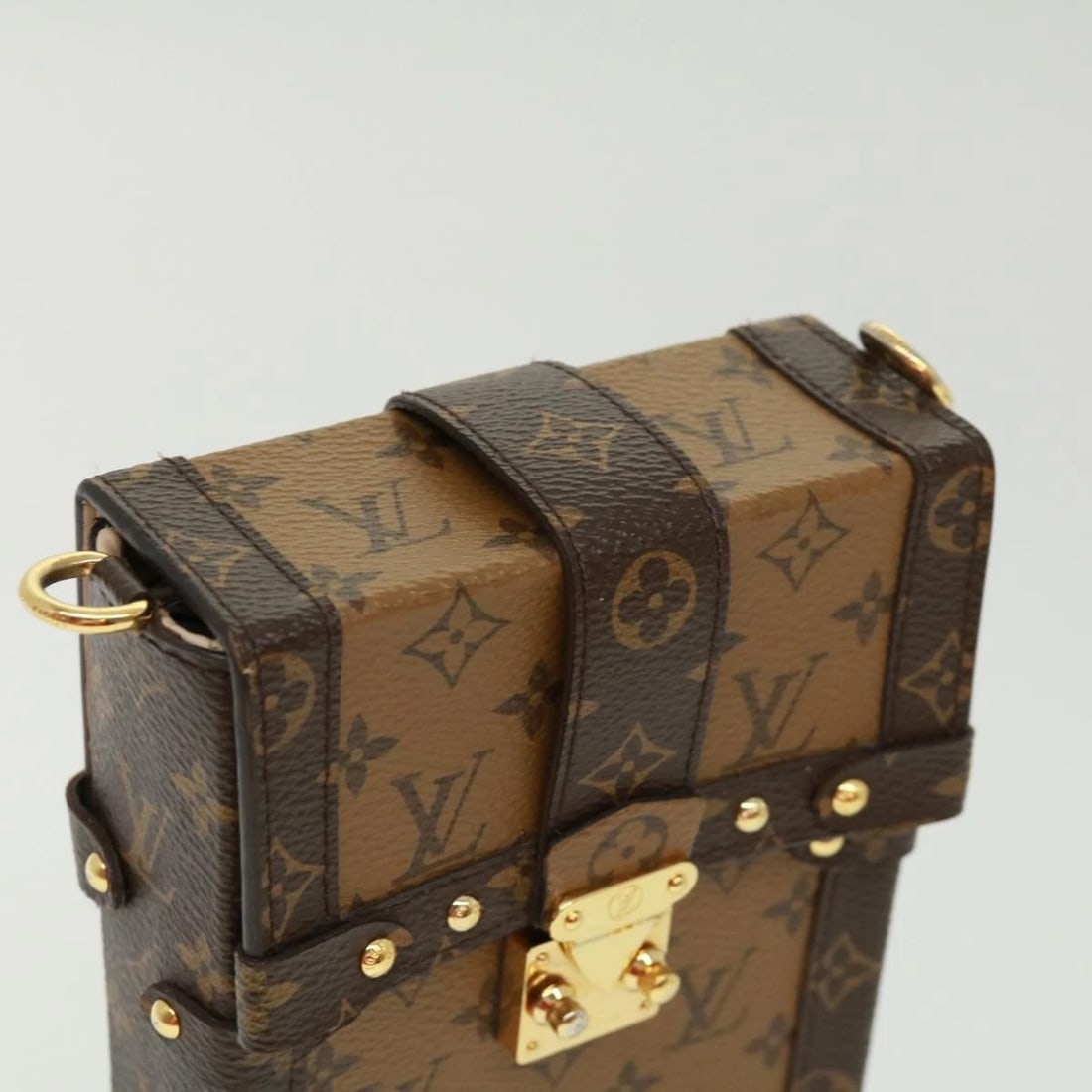 LOUIS VUITTON REVERSE TRUNK VERTICAL SHOULDER BAG - 5