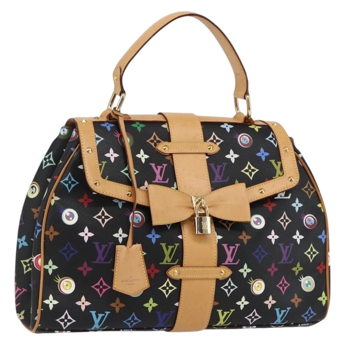 LOUIS VUITTON I LOVE SACK RETRO GM BAG: LOUIS VUITTON I Love Sack Retro GM Bag Brand: LOUIS VUITTON Type/Style: Hand Bag Material: Monogram Multicolor Canvas Color: Black/Multicolor Size: W15.7 x H9.8 x D4.3inch(Approx) Accessories: Non