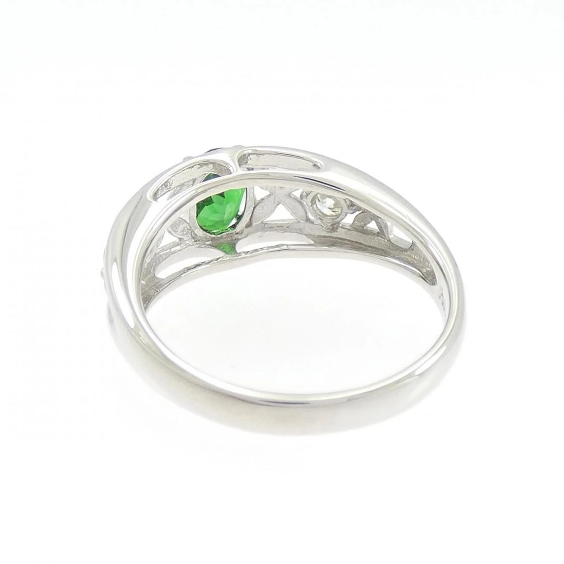 PT900 GREEN GARNET RING - 3