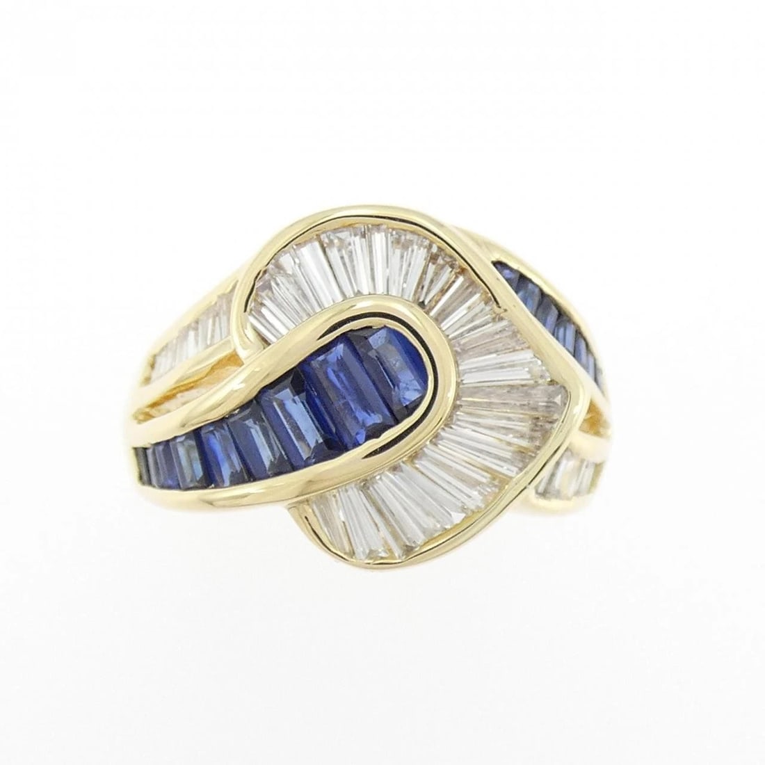 K18YG SAPPHIRE RING - 2