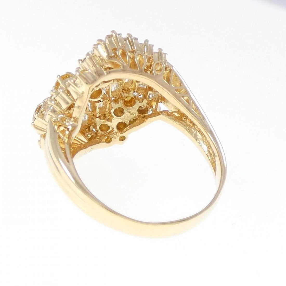 K18YG DIAMOND RING - 3
