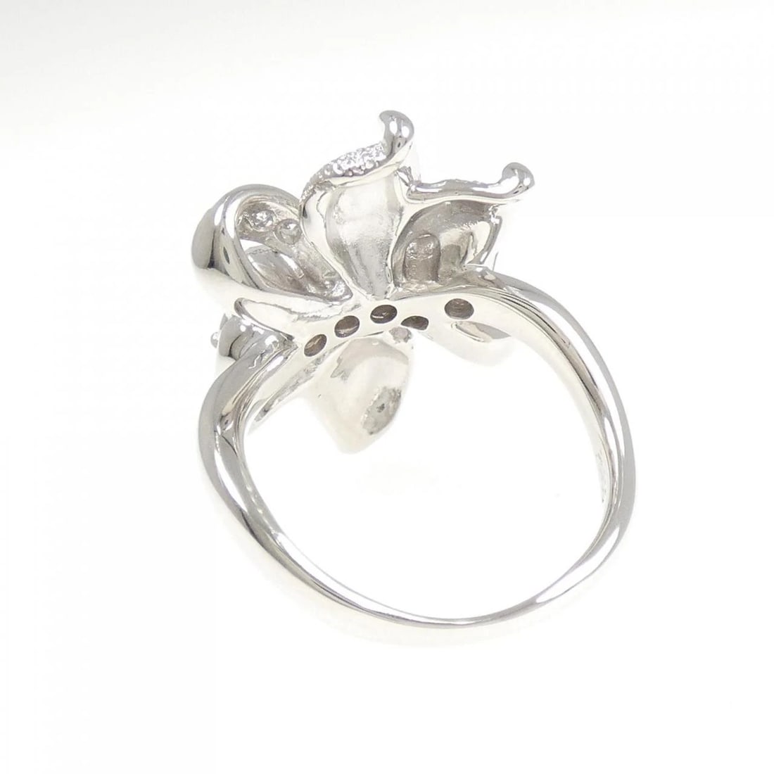 PT900 FLOWER DIAMOND RING - 3