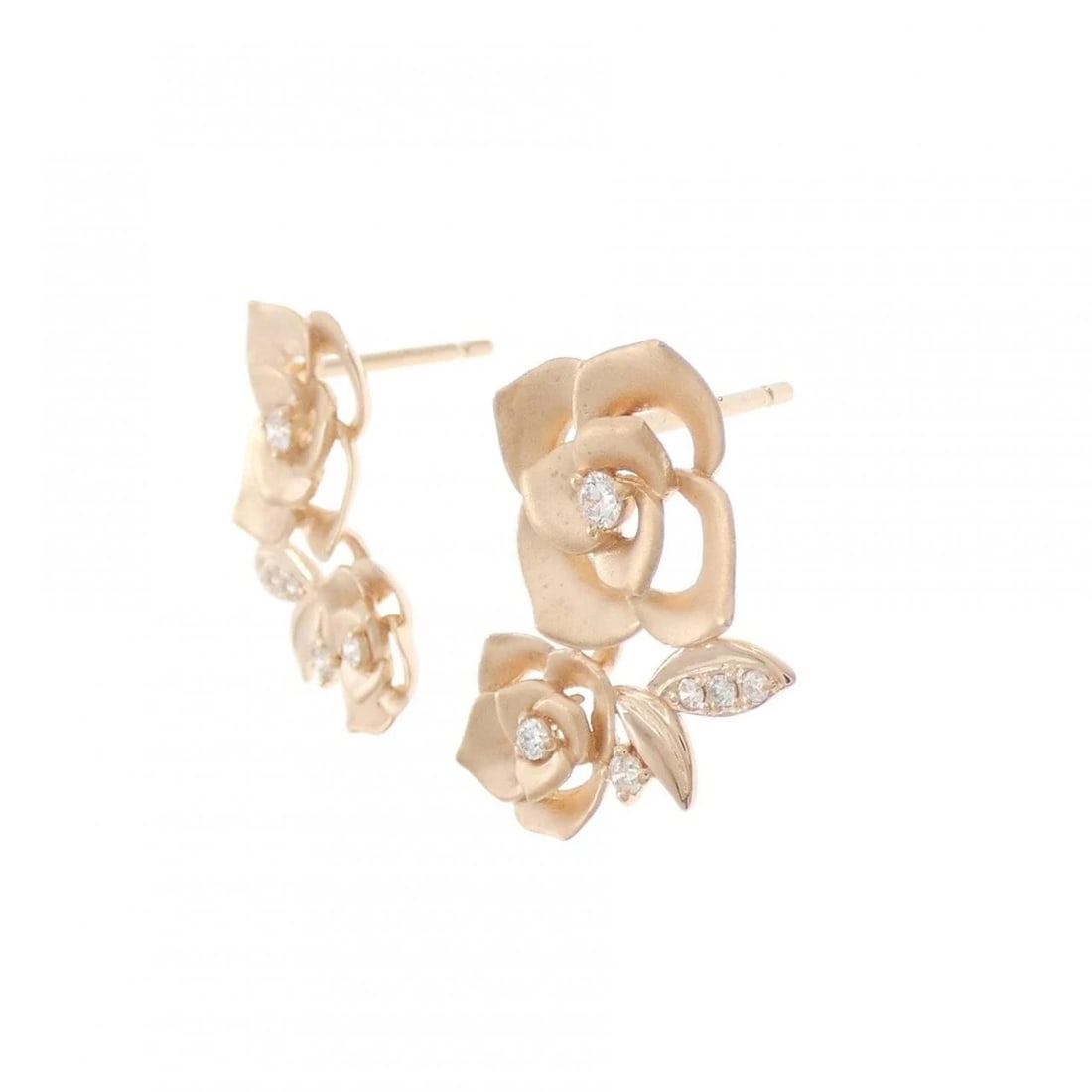 K18PG ROSE DIAMOND PIERCE - 2