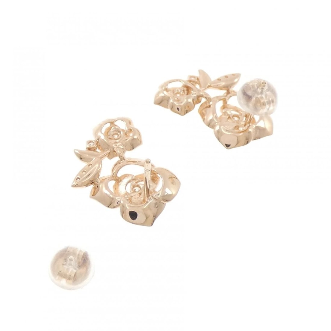 K18PG ROSE DIAMOND PIERCE - 3