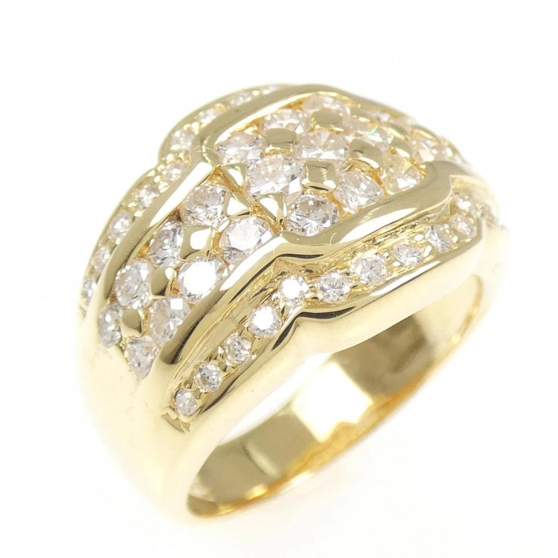 K18YG DIAMOND RING (1 of 3)