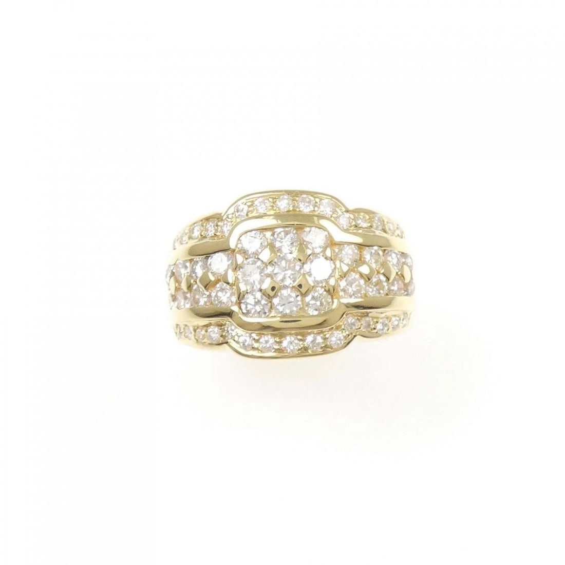 K18YG DIAMOND RING - 2
