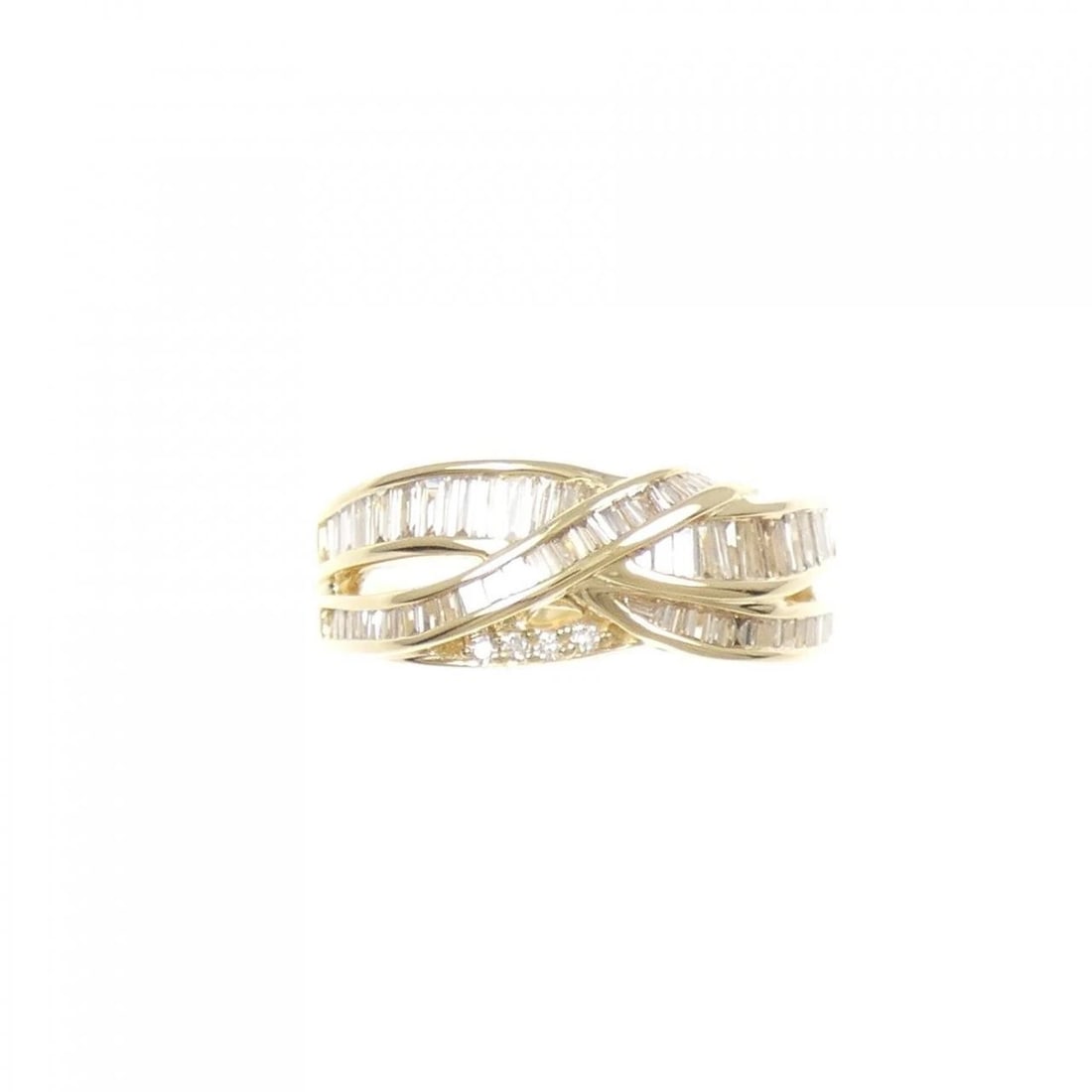 K18YG DIAMOND RING - 2