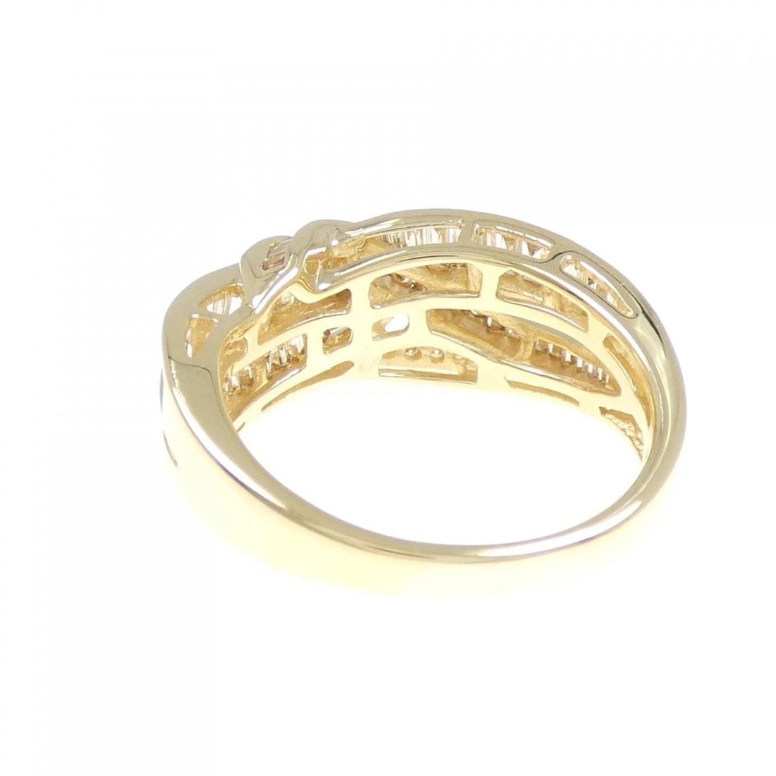 K18YG DIAMOND RING - 3