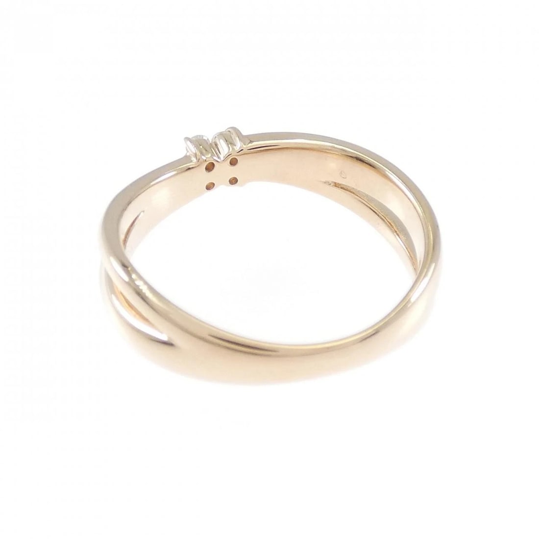 K18PG FLOWER DIAMOND RING - 3