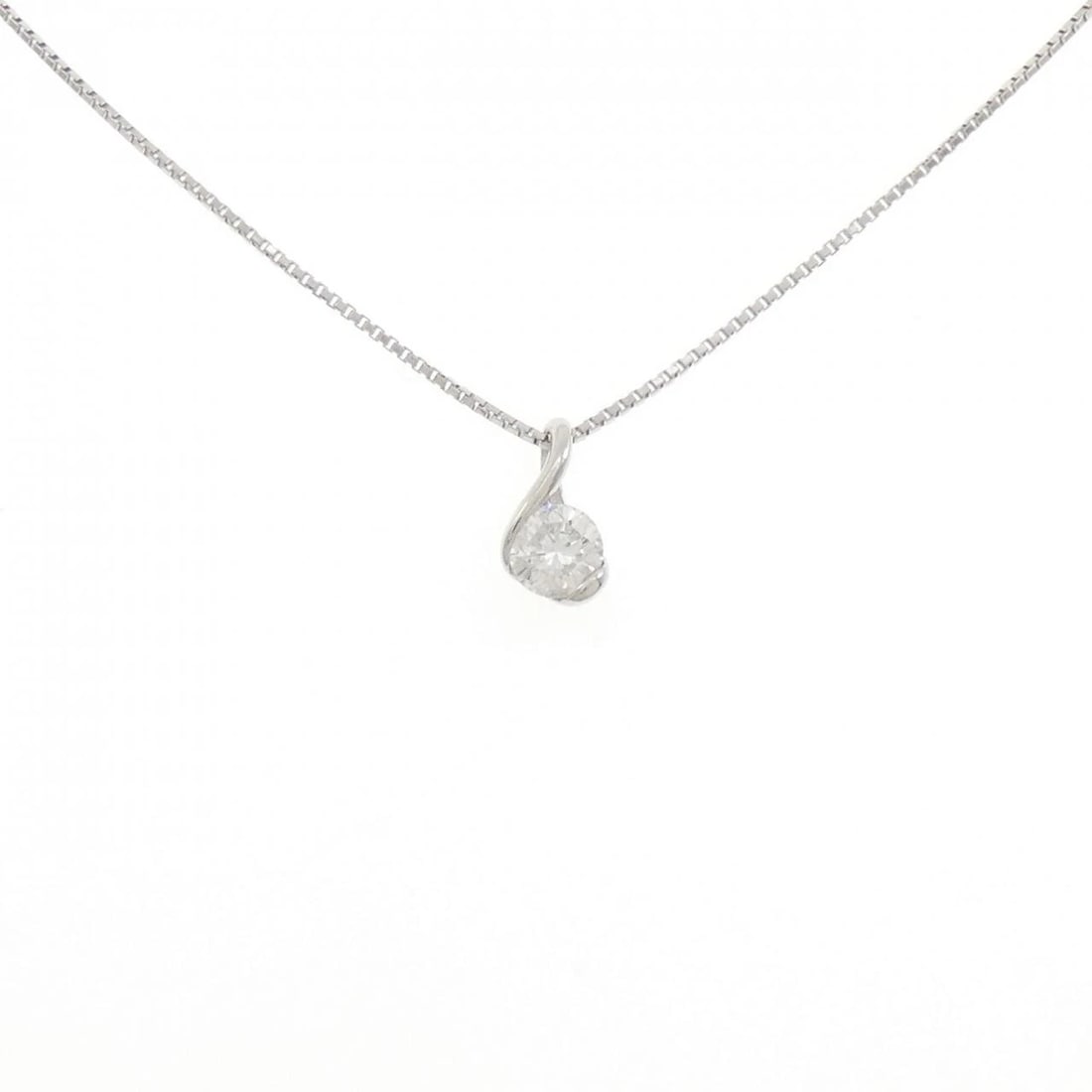PT900/PT850 DIAMOND NECKLACE: PT900/PT850 Diamond Necklace Brand: Unbranded Type/Style: Diamond Necklace Material: PT900/PT850, Main Stone/Creation Natural Color: Platinum Size: Actual Size Pendant length approx. x width approx.: