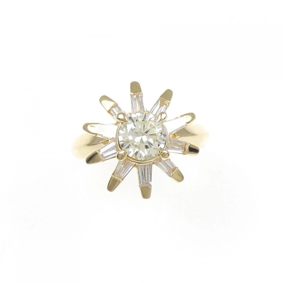 K18YG DIAMOND RING - 2
