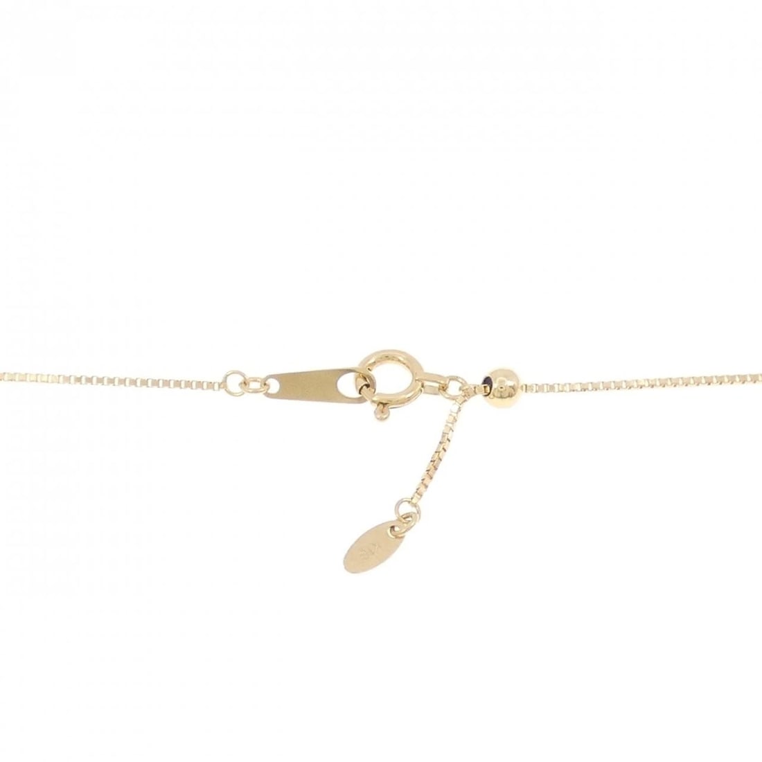 18K YELLOW GOLD DIAMOND NECKLACE - 4