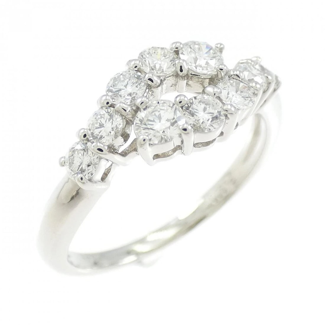 PT900 DIAMOND RING: PT900 Diamond Ring Brand: Unbranded Type/Style: Diamond ring Material: Platinum900, Main Stone/Creation Natural Color: Platinum Size: US 5 Accessories: None Accessories Notice: When purcha
