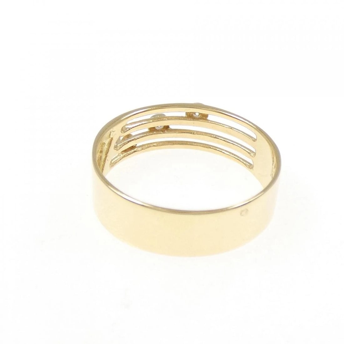K18YG DIAMOND RING - 3