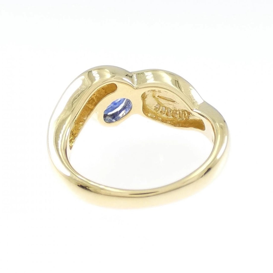 K18YG SAPPHIRE RING - 3