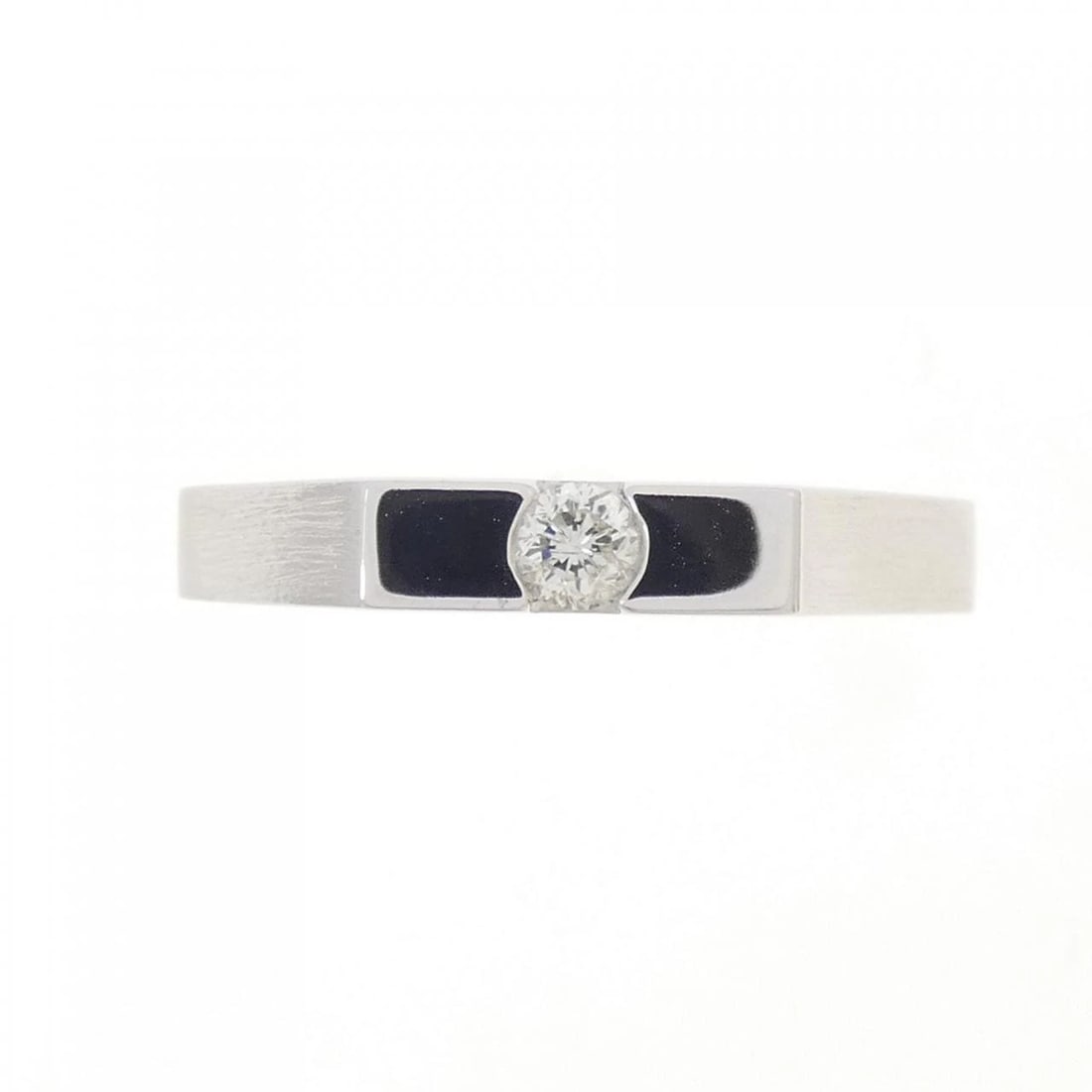 K18WG DIAMOND RING - 2