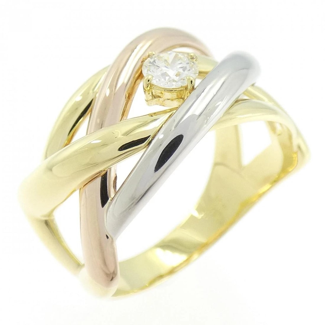 K18YG/PT950/K18PG DIAMOND RING: K18YG/PT950/K18PG Diamond Ring Brand: Unbranded Type/Style: Diamond ring Material: 18K Yellow Gold Platinum950 18k Pink Gold, Main Stone/Creation Natural Color: Pink Gold Yellow GoldPlatinum Size: US