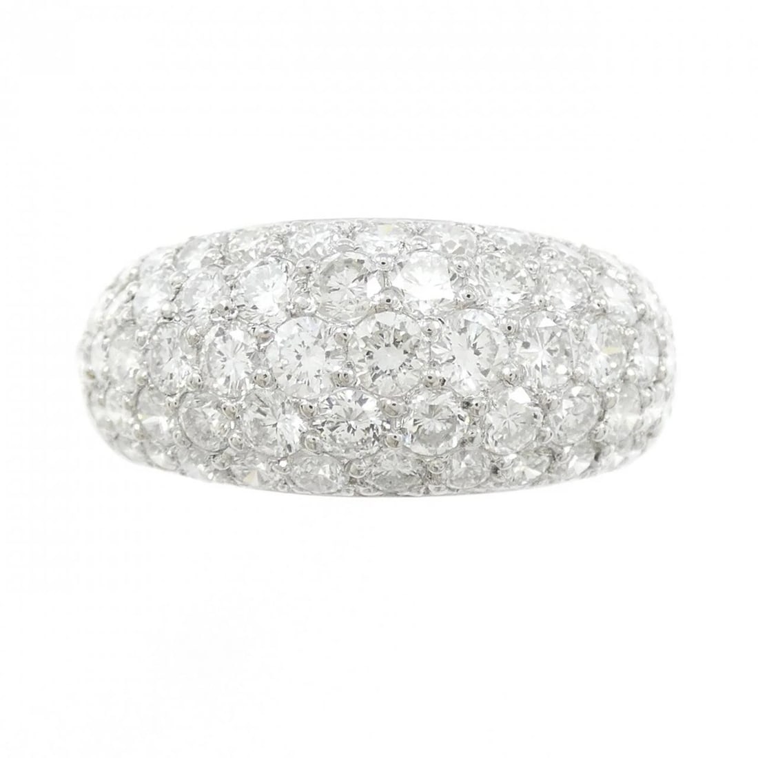 PT900 PAVE DIAMOND RING - 2