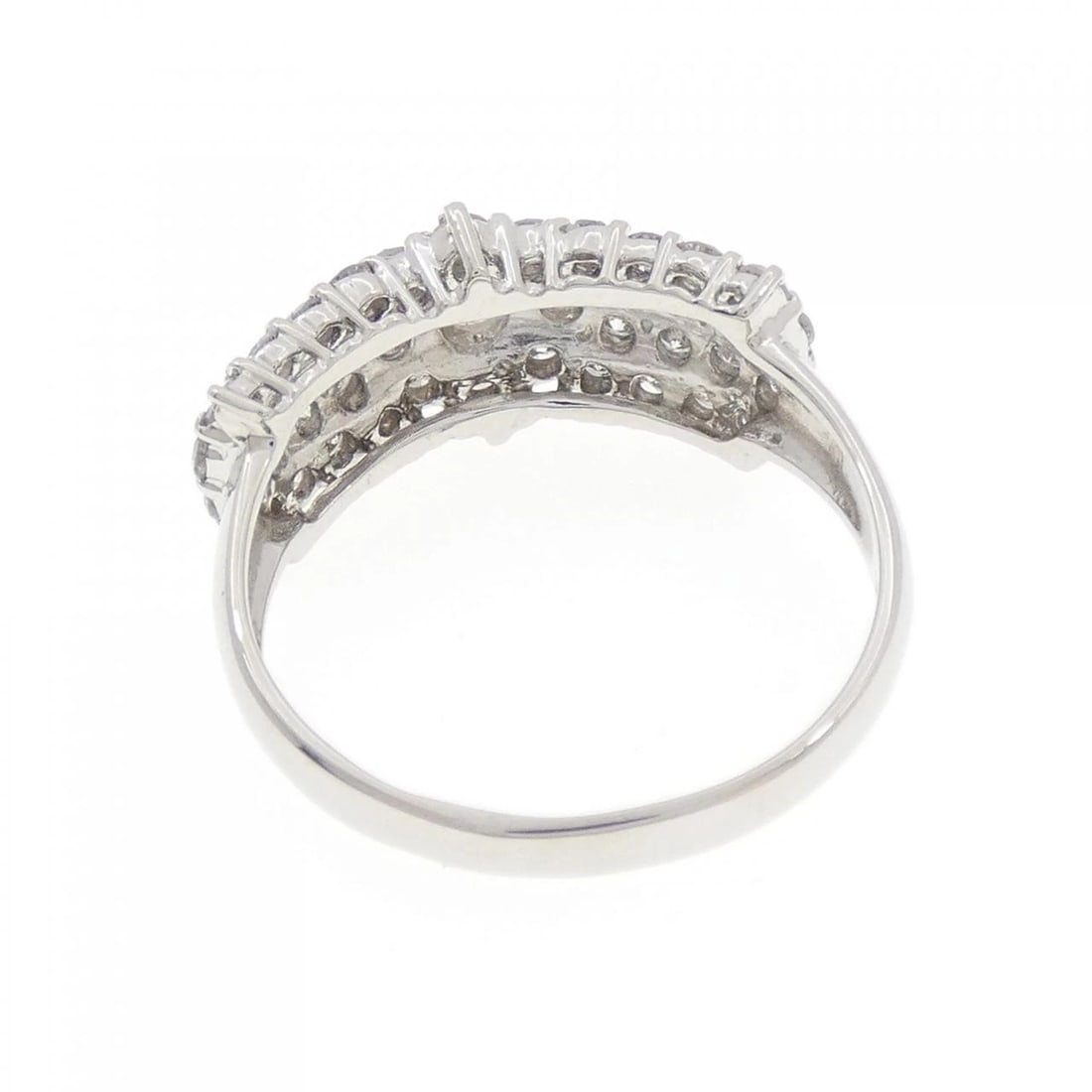 PT900 PAVE DIAMOND RING - 3