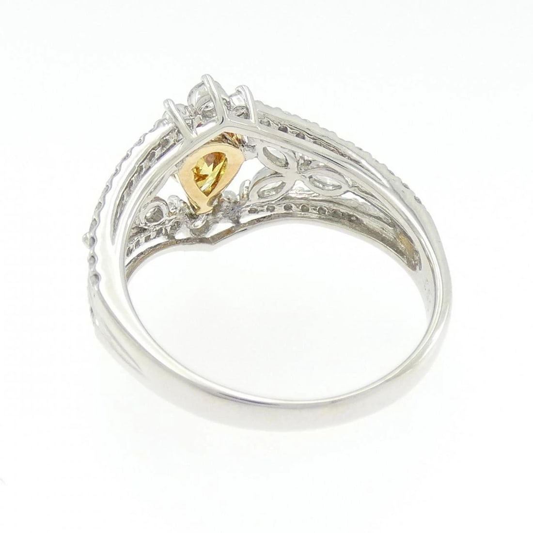 PT950/K18YG DIAMOND RING - 3