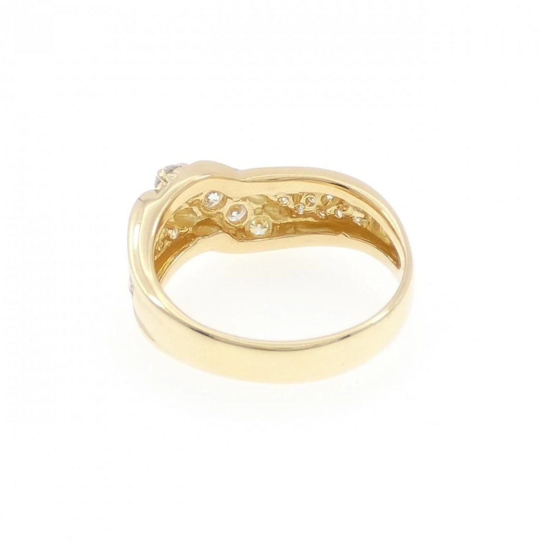 K18YG DIAMOND RING - 3
