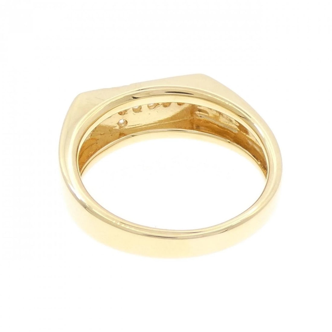 K18YG CROSS DIAMOND RING - 3