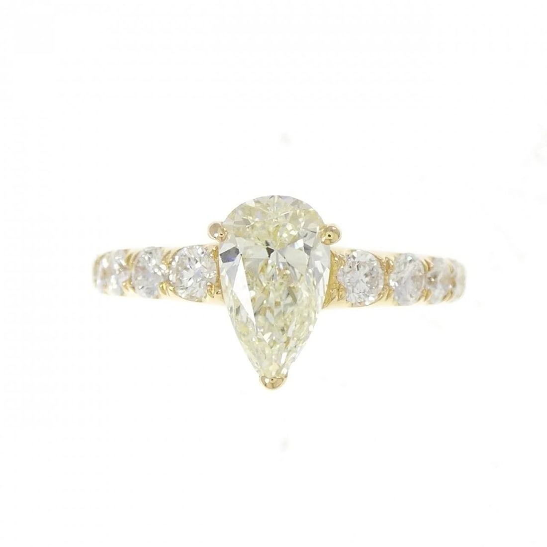 K18YG DIAMOND RING - 2