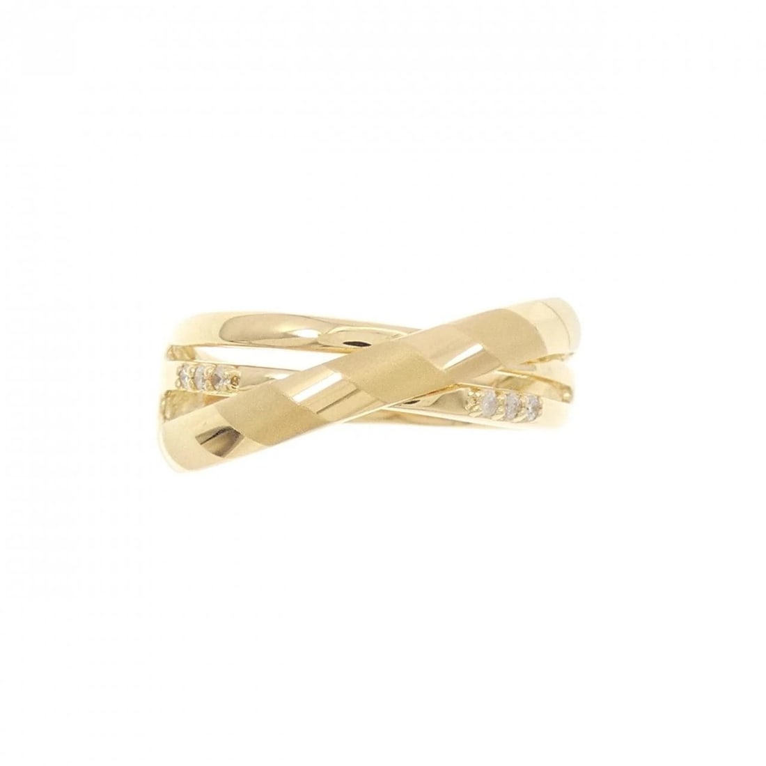 K18YG DIAMOND RING - 2
