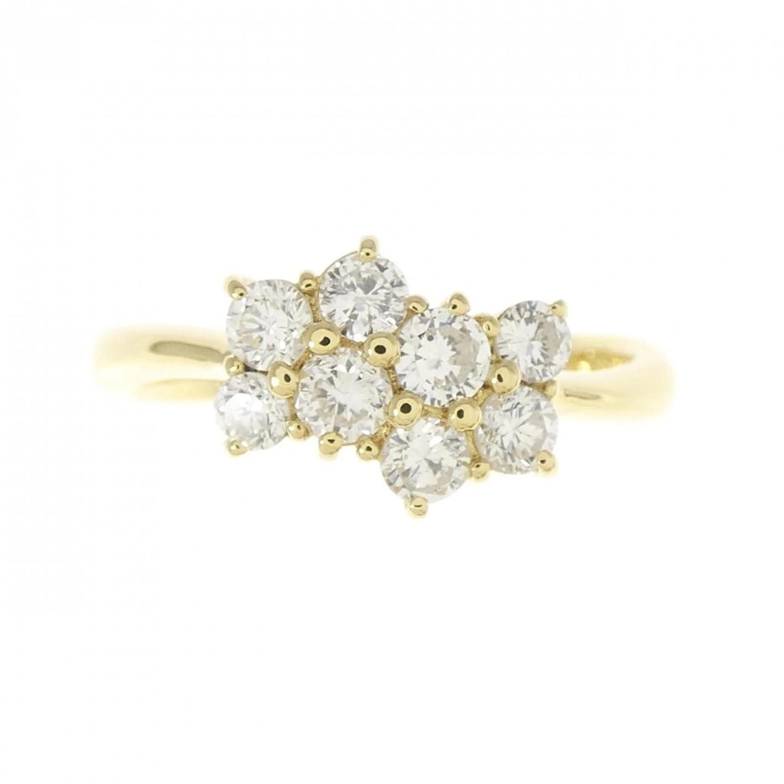 K18YG DIAMOND RING - 2