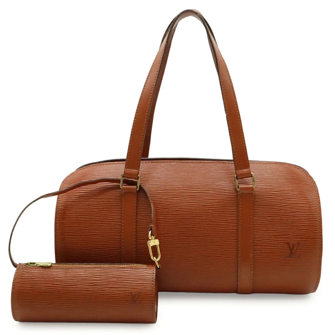 LOUIS VUITTON EPI SOUFFLOT BAG BROWN LEATHER SHOULDER (1 of 7)