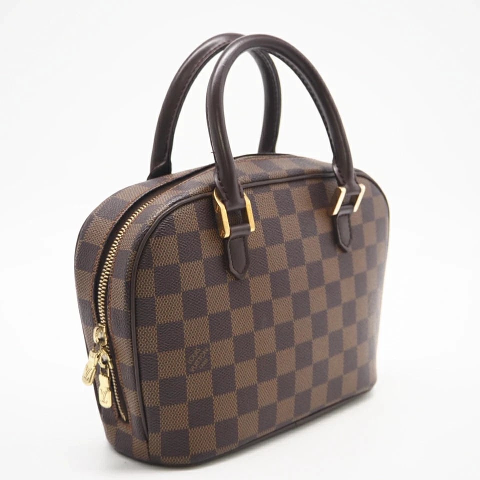 LOUIS VUITTON DAMIER SALIA MINI BAG BROWN CROSSBODY: Louis Vuitton Damier Salia Mini Bag Brown Crossbody Brand: LOUIS VUITTON Type/Style: Handbag, 2-Way Material: Coated Canvas Color: Brown Size: (HxWxD): 16cm x 21cm x 8.5cm Accessories: None