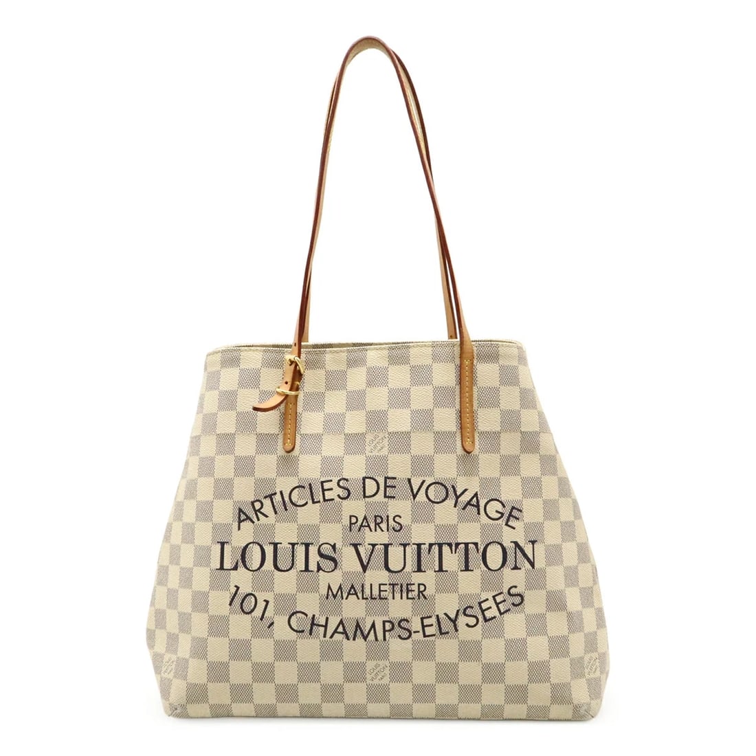 LOUIS VUITTON DAMIER AZUR HIPPO MM TOTE BAG SHOULDER BAG: Louis Vuitton Damier Azur Hippo MM Tote Bag shoulder bag Brand: LOUIS VUITTON Type/Style: Elegant tote bag Material: Canvas, PVC coating Color: Ivory Size: W32cm x H28.5cm x D16cm Accessories: None
