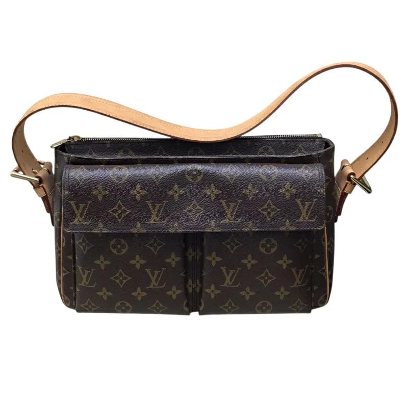 LOUIS VUITTON VIVA CITE PVC SHOULDER BAG BROWN: Louis Vuitton Viva Cite PVC Shoulder Bag Brown Brand: LOUIS VUITTON Type/Style: Shoulder Bag Material: PVC Color: Brown Size: approx. 32cm (W) x 21cm (H) x 9.5cm (D) Accessories: None Acce