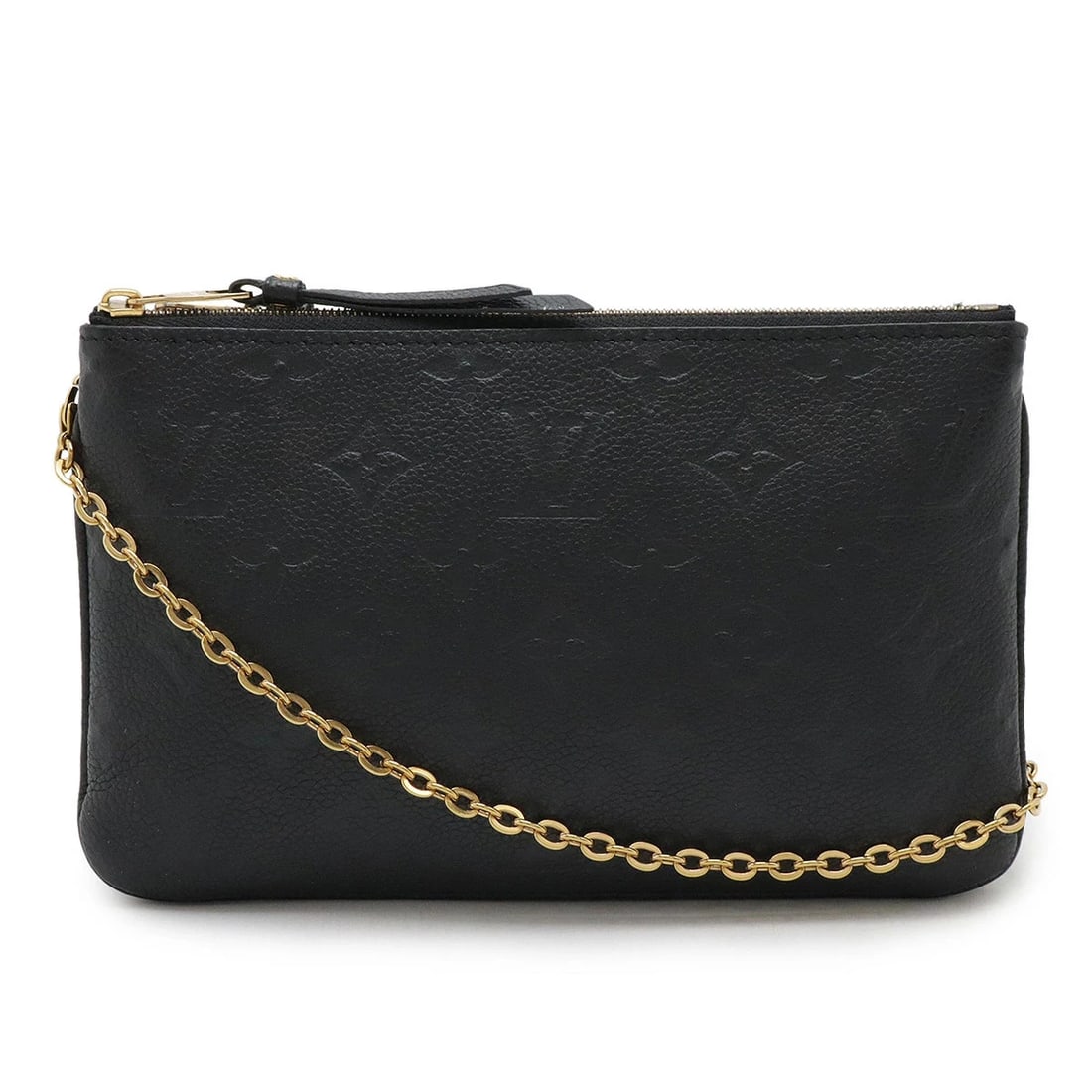 LOUIS VUITTON MONOGRAM EMPREINTE POCHETTE DOUBLE ZIP CHAIN BAG (1 of 7)