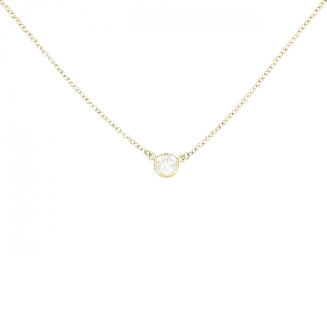 TIFFANY & CO. BY THE YARD NECKLACE: TIFFANY & Co. By the Yard Necklace Brand: TIFFANY&Co. Type/Style: Necklace Material: 750 yellow gold, Main Stone/Creation Natural Color: yellow gold Size: 41cm Actual Size Diameteraround: 4.8mm Chain 