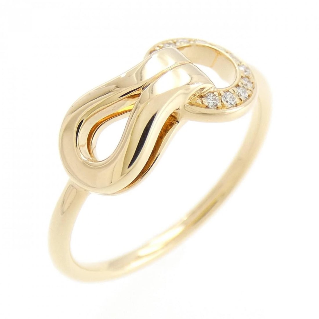 CARTIER AGRAFFE RING: Cartier Agraffe Ring Brand: CARTIER Type/Style: ring Material: 750 Pink Gold, Main Stone/Creation Natural Color: Pink Gold Size: US 4.75 Accessories: None Accessories Notice: When purchasing