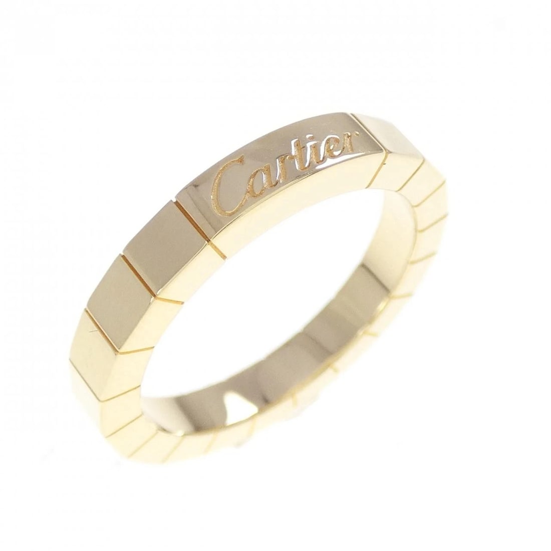 CARTIER LANIER RING: Cartier Lanier Ring Brand: CARTIER Type/Style: Ring Material: 750 yellow gold, Color: Yellow Gold Size: US 5 1/4 Accessories: None Accessories Notice: When purchasing pre-owned goods, plea