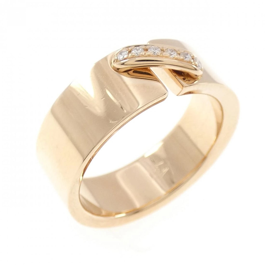 CHAUMET LIEN RING: Chaumet Lien Ring Brand: Chaumet Type/Style: Ring Material: 750 Pink Gold, Main Stone/Creation Natural Color: pink Gold Size: US 5 3/4 Accessories: None Accessories Notice: When purchasing pre-owned