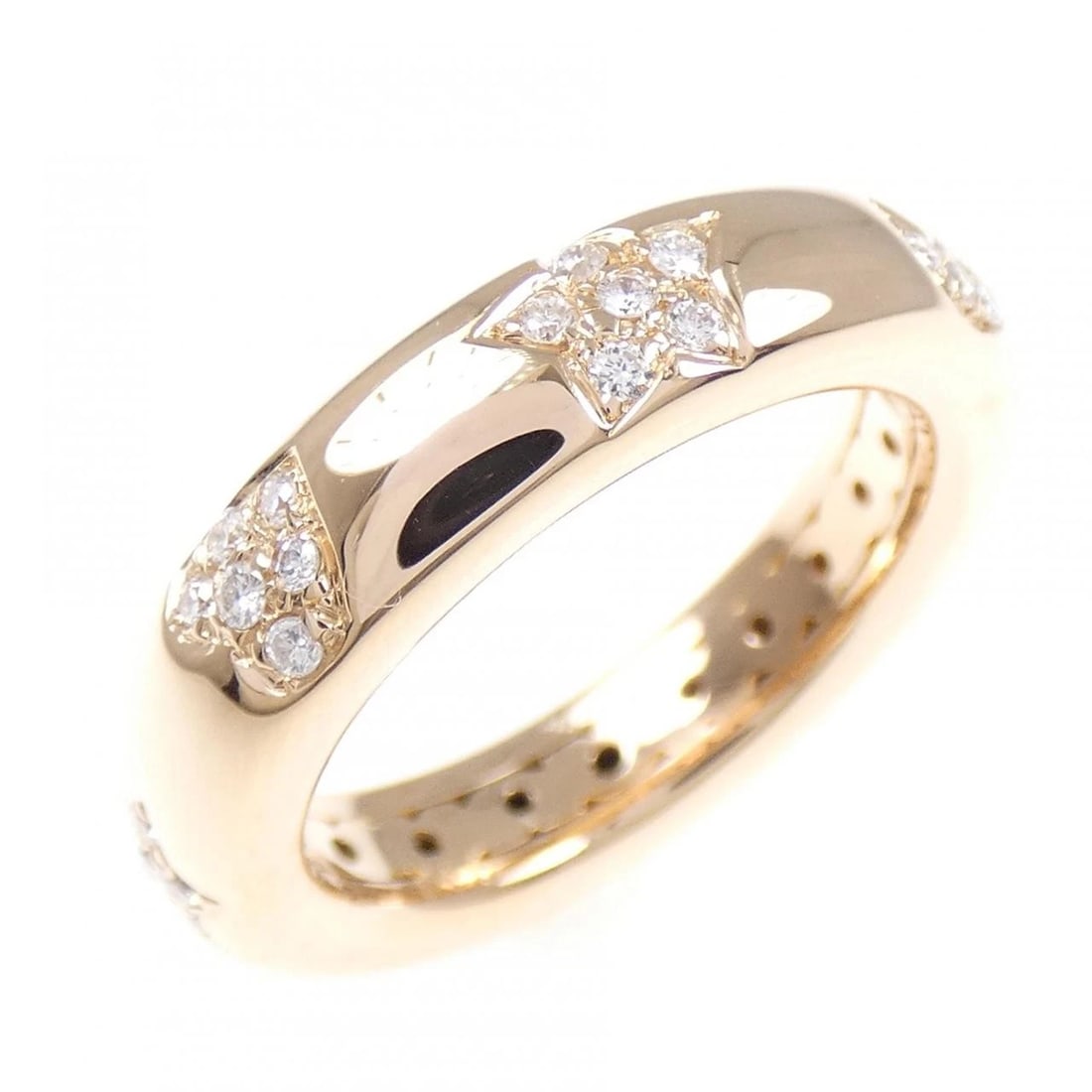 PONTE VECCHIO DIAMOND RING: Ponte Vecchio Diamond Ring Brand: Ponte Vecchio Type/Style: Ring Material: 750 Pink Gold, Main Stone/Creation Natural Color: Pink Gold Size: US 6 1/4 Accessories: None Accessories Notice: