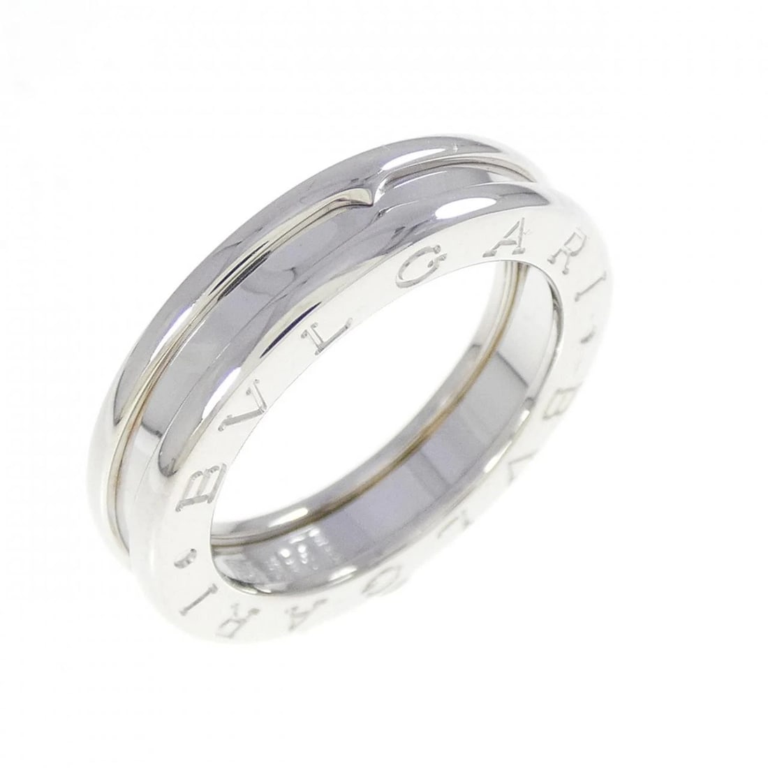 BVLGARI B.ZERO1 1-BAND RING: Bvlgari B.zero1 1-band ring Brand: BVLGARI Type/Style: Ring Material: 750 white gold, Color: White Gold Size: US 5 1/4 Accessories: None Accessories Notice: When purchasing pre-owned goods, please