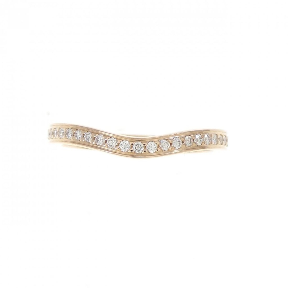 CARTIER BALLERINA RING: Cartier Ballerina Ring Brand: CARTIER Type/Style: ring Material: 750 Pink Gold, Main Stone/Creation Natural Color: Pink Gold Size: US 5 Accessories: None Accessories Notice: When purchasing pre-owned