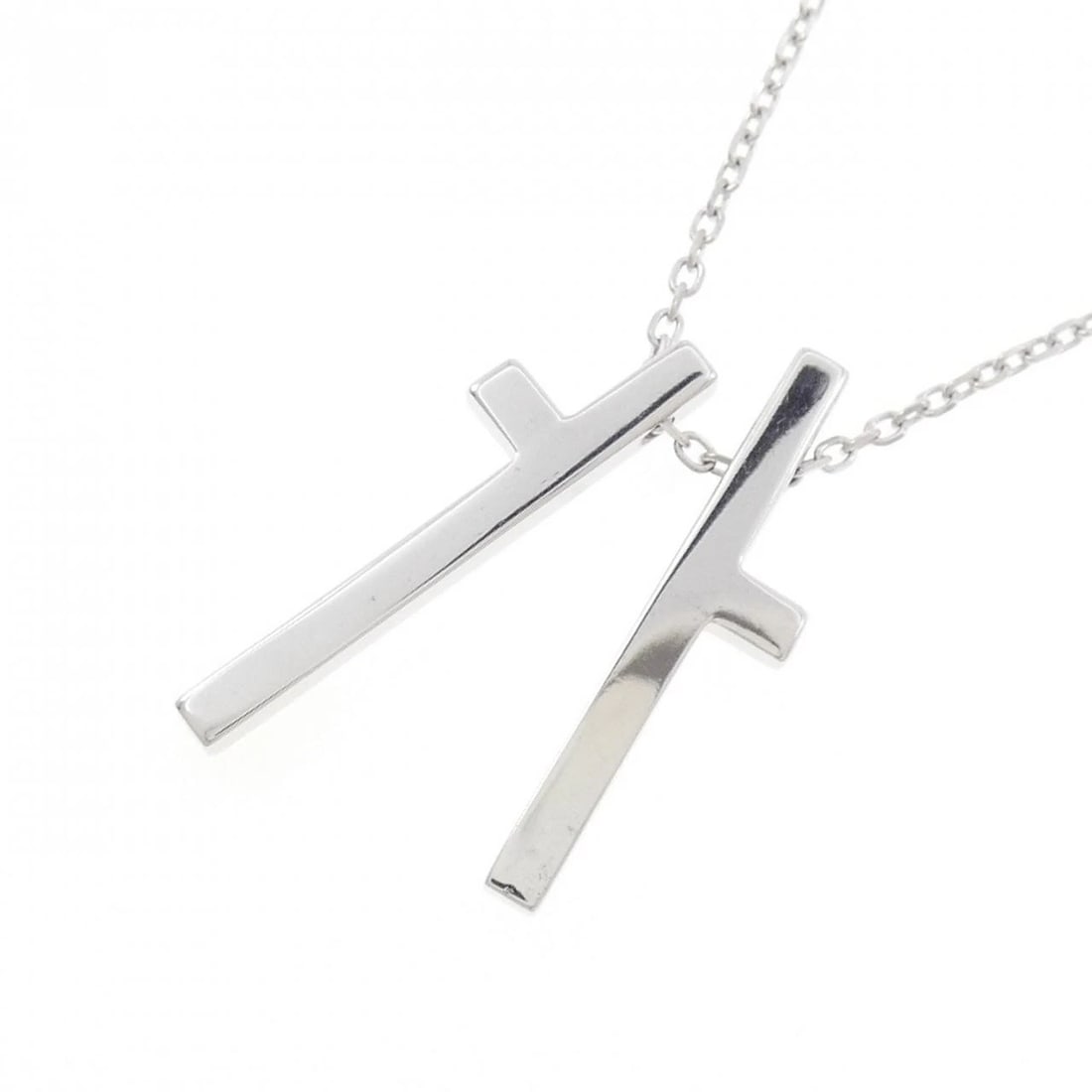 GUCCI SEPARATE CROSS NECKLACE - 4