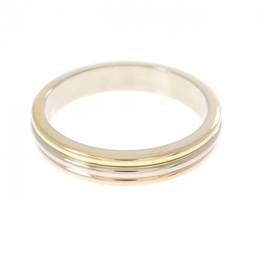 CARTIER THREE-GOLD WEDDING RING - 2